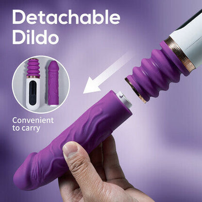 ARLIE Dildo elettrico con 5 frequenze di spinta e 8 frequenze di vibrazione