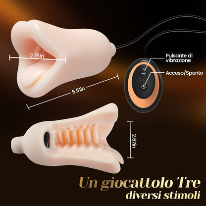 Reina - 10 vibrazioni glande trainer Sesso orale Formazione di precisione